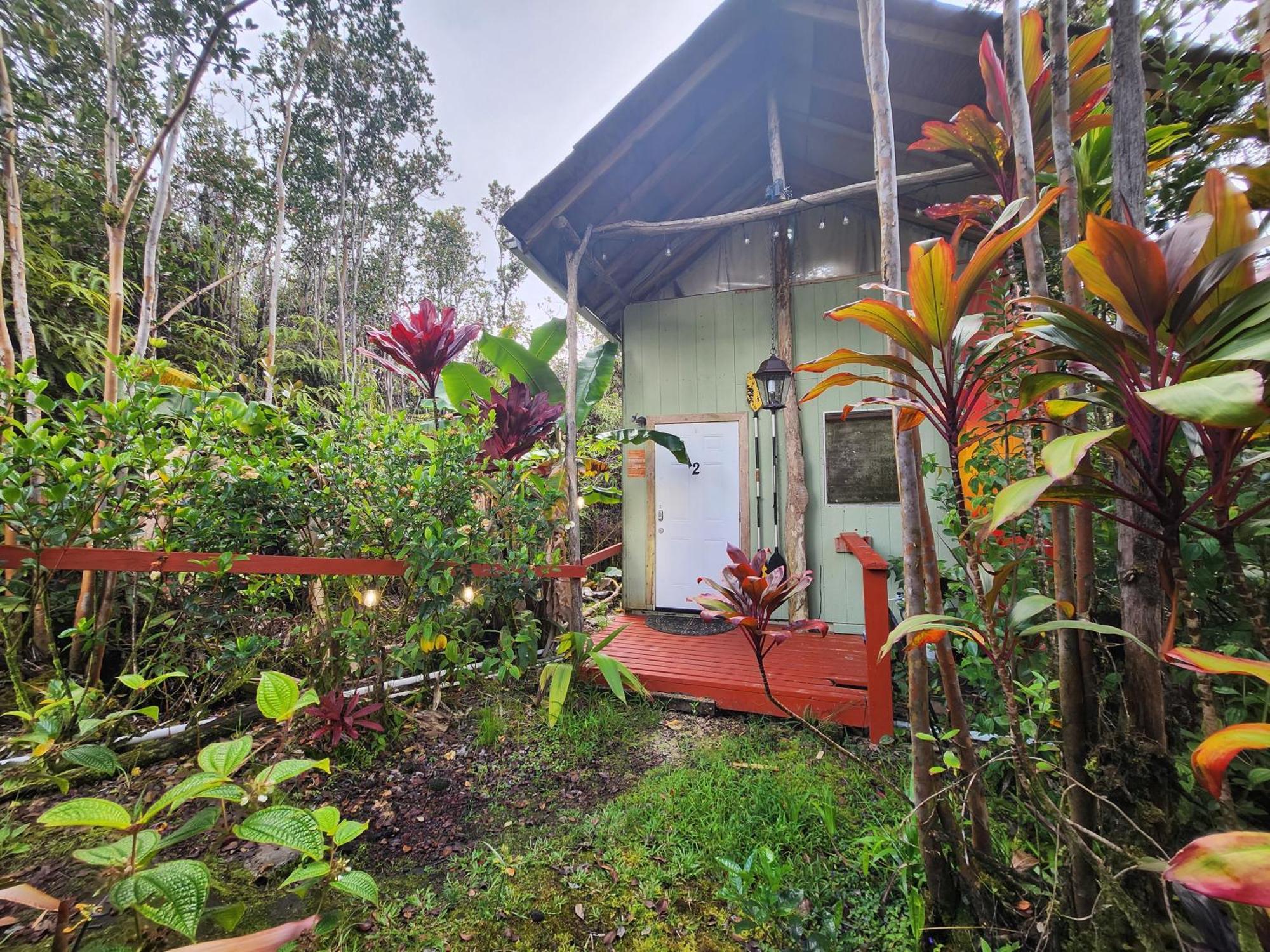 Cabin 2-Rustic Private Stay Near Volcano National Park Fern Forest 外观 照片